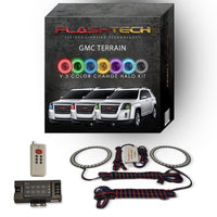 GMC Terrain V.3 Fusion Color Change LED Halo Headlight Kit 2010-2016