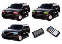 GMC Yukon V.3 Fusion Color Change LED Halo Headlight Kit 2000-2006