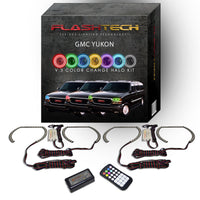 GMC Yukon V.3 Fusion Color Change LED Halo Headlight Kit 2000-2006