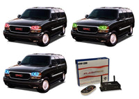 GMC Yukon V.3 Fusion Color Change LED Halo Headlight Kit 2000-2006