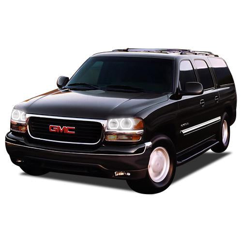 GMC Yukon White LED Halo Headlight Kit 2000-2006
