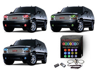 GMC Yukon Denali V.3 Fusion Color Change LED Halo Fog Light Kit 2001-2006