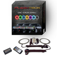 GMC Yukon Denali V.3 Fusion Color Change LED Halo Fog Light Kit 2001-2006