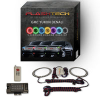 GMC Yukon Denali V.3 Fusion Color Change LED Halo Fog Light Kit 2001-2006