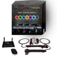 GMC Yukon Denali V.3 Fusion Color Change LED Halo Fog Light Kit 2001-2006