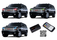 GMC Yukon Denali V.3 Fusion Color Change LED Halo Headlight Kit 2001-2006