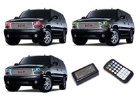 GMC Yukon Denali V.3 Fusion Color Change LED Halo Headlight Kit 2001-2006