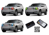 GMC Yukon V.3 Fusion Color Change LED Halo Headlight Kit 2007-2013