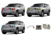 GMC Yukon V.3 Fusion Color Change LED Halo Headlight Kit 2007-2013