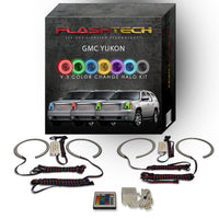 GMC Yukon V.3 Fusion Color Change LED Halo Headlight Kit 2007-2013