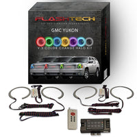 GMC Yukon V.3 Fusion Color Change LED Halo Headlight Kit 2007-2013