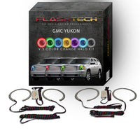 GMC Yukon V.3 Fusion Color Change LED Halo Headlight Kit 2007-2013