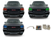 GMC Yukon Denali V.3 Fusion Color Change LED Halo Headlight Kit 1999-2000
