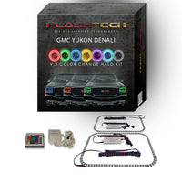 GMC Yukon Denali V.3 Fusion Color Change LED Halo Headlight Kit 1999-2000
