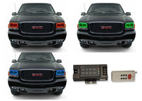 GMC Yukon Denali V.3 Fusion Color Change LED Halo Headlight Kit 1999-2000
