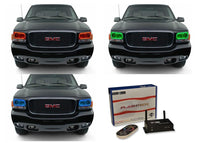 GMC Yukon Denali V.3 Fusion Color Change LED Halo Headlight Kit 1999-2000