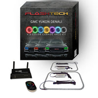 GMC Yukon Denali V.3 Fusion Color Change LED Halo Headlight Kit 1999-2000