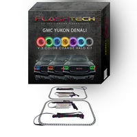 GMC Yukon Denali V.3 Fusion Color Change LED Halo Headlight Kit 1999-2000