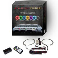 Honda Accord V.3 Fusion Color Change LED Halo Headlight Kit 2003-2007