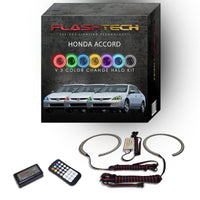 Honda Accord V.3 Fusion Color Change LED Halo Headlight Kit 2003-2007