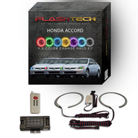 Honda Accord V.3 Fusion Color Change LED Halo Headlight Kit 2003-2007