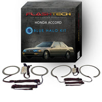 Honda Accord V.3 Fusion Color Change LED Halo Headlight Kit 1990-1993
