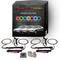 Honda Accord V.3 Fusion Color Change LED Halo Headlight Kit 1994-1997
