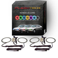 Honda Accord V.3 Fusion Color Change LED Halo Headlight Kit 1994-1997