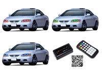 Honda Accord V.3 Fusion Color Change LED Halo Headlight Kit 1998-2002