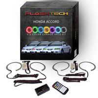 Honda Accord V.3 Fusion Color Change LED Halo Headlight Kit 1998-2002