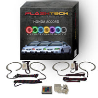 Honda Accord V.3 Fusion Color Change LED Halo Headlight Kit 1998-2002