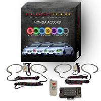Honda Accord V.3 Fusion Color Change LED Halo Headlight Kit 1998-2002