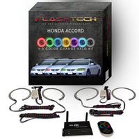 Honda Accord V.3 Fusion Color Change LED Halo Headlight Kit 1998-2002