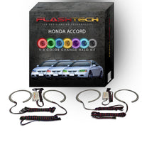 Honda Accord V.3 Fusion Color Change LED Halo Headlight Kit 1998-2002