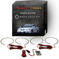 Honda Accord White LED Halo Headlight Kit 1998-2002