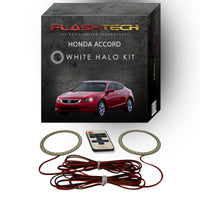 Honda Accord Coupe White LED Halo Headlight Kit 2008-2010