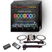 Honda Accord Coupe V.3 Fusion Color Change LED Halo Headlight Kit 2011-2012
