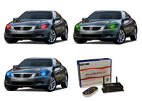 Honda Accord Coupe V.3 Fusion Color Change LED Halo Headlight Kit 2011-2012