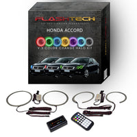 Honda Accord Sedan V.3 Fusion Color Change LED Halo Headlight Kit 2008-2012