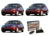 Honda Civic V.3 Fusion Color Change LED Halo Headlight Kit 2001-2003
