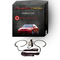Honda Civic V.3 Fusion Color Change LED Halo Headlight Kit 1992-1995