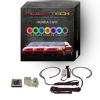 Honda Civic V.3 Fusion Color Change LED Halo Headlight Kit 1992-1995