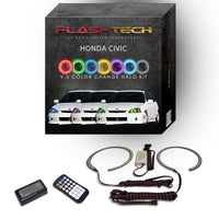 Honda Civic V.3 Fusion Color Change LED Halo Headlight Kit 1996-1998