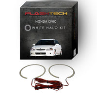 Honda Civic White LED Halo Headlight Kit 1996-1998