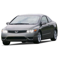 Honda Civic Coupe V.3 Fusion Color Change LED Halo Headlight Kit 2006-2008