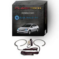 Honda Civic Sedan V.3 Fusion Color Change LED Halo Headlight Kit 2012-2015