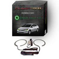 Honda Civic Sedan V.3 Fusion Color Change LED Halo Headlight Kit 2012-2015