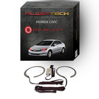 Honda Civic Sedan V.3 Fusion Color Change LED Halo Headlight Kit 2012-2015