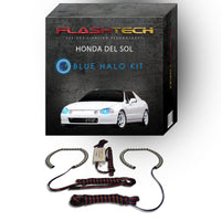 Honda Del Sol V.3 Fusion Color Change LED Halo Headlight Kit 1994-1997