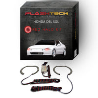 Honda Del Sol V.3 Fusion Color Change LED Halo Headlight Kit 1994-1997